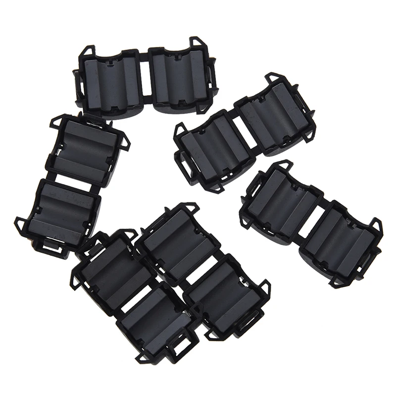 

6 Pcs Black 8mm Dia Cord Ferrite Core Noise Suppressor Filters