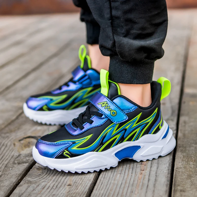 

2021 Новое поступление, спортивная обувь для мальчиков, детская обувь, удобные детские Прогулочные кроссовки, носимые брендовые кроссовки дл...