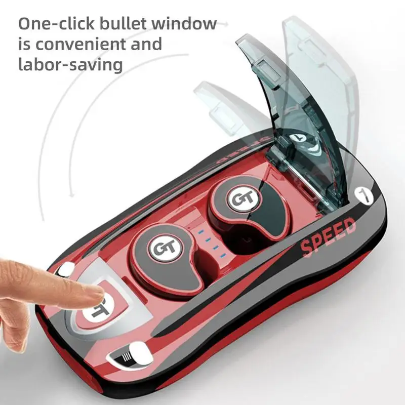 TWS Bluetooth V5.0 наушники в ухо Беспроводная гарнитура водонепроницаемые спортивные 6D