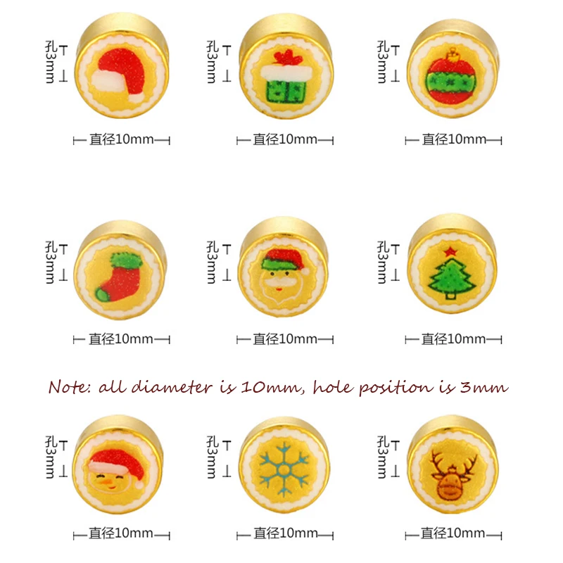 

Original designer craft gold Santa Claus Snowman Bracelet beads unique craft CHARM Silver Christmas gift jewelry