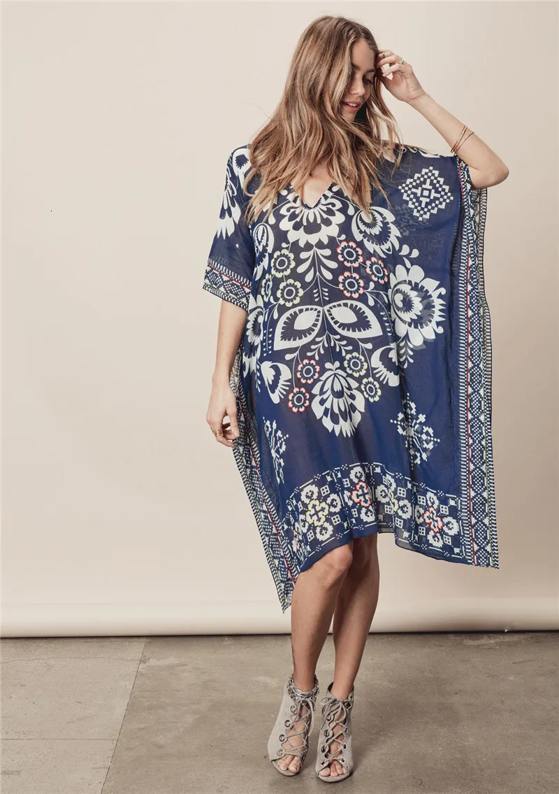 Женское винтажное пляжное бикини с v-образным вырезом накидка рукавом летучая