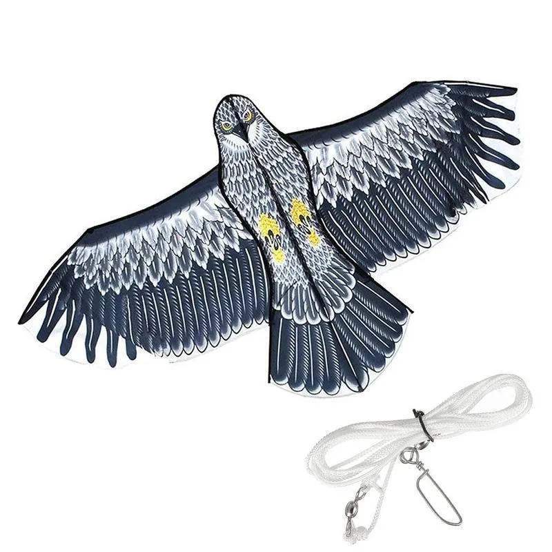 

Воздушный змей для птиц, легкий воздушный змей с леской 2 м, легкая сборка, для сада, двора, фермы