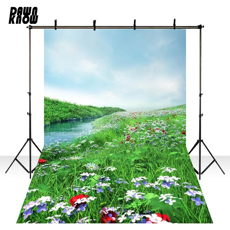 

DAWNKNOW Photography Background Backdrop Spring Scenic Flower Wedding Decoration Portrait Photo Photographic Shoot Studio