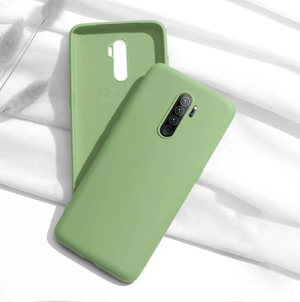 10 шт. жидкий силиконовый чехол для Xiaomi Redmi 7 7A 6 6A K20 Pro Go Note 8 7 Pro мягкий тонкий чехол для телефона яркие цвета задние чехлы
