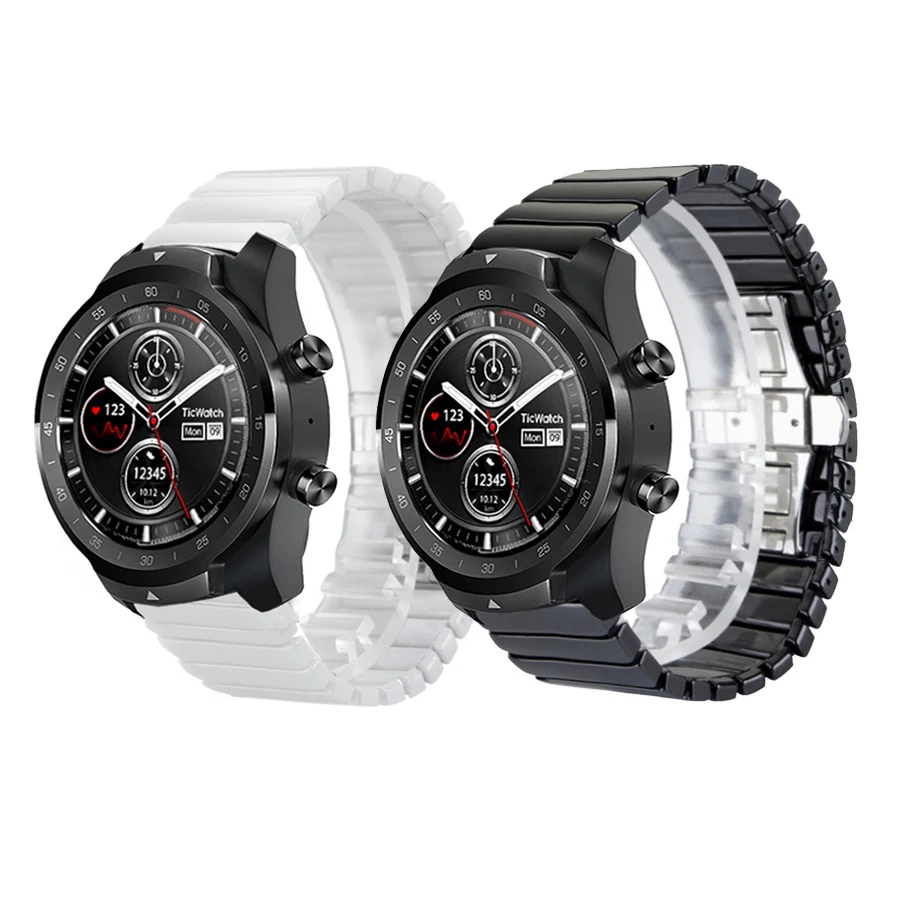 

Ремешок керамический для часов Ticwatch Pro 3 E2 S2 GTX, 20 мм 22 мм
