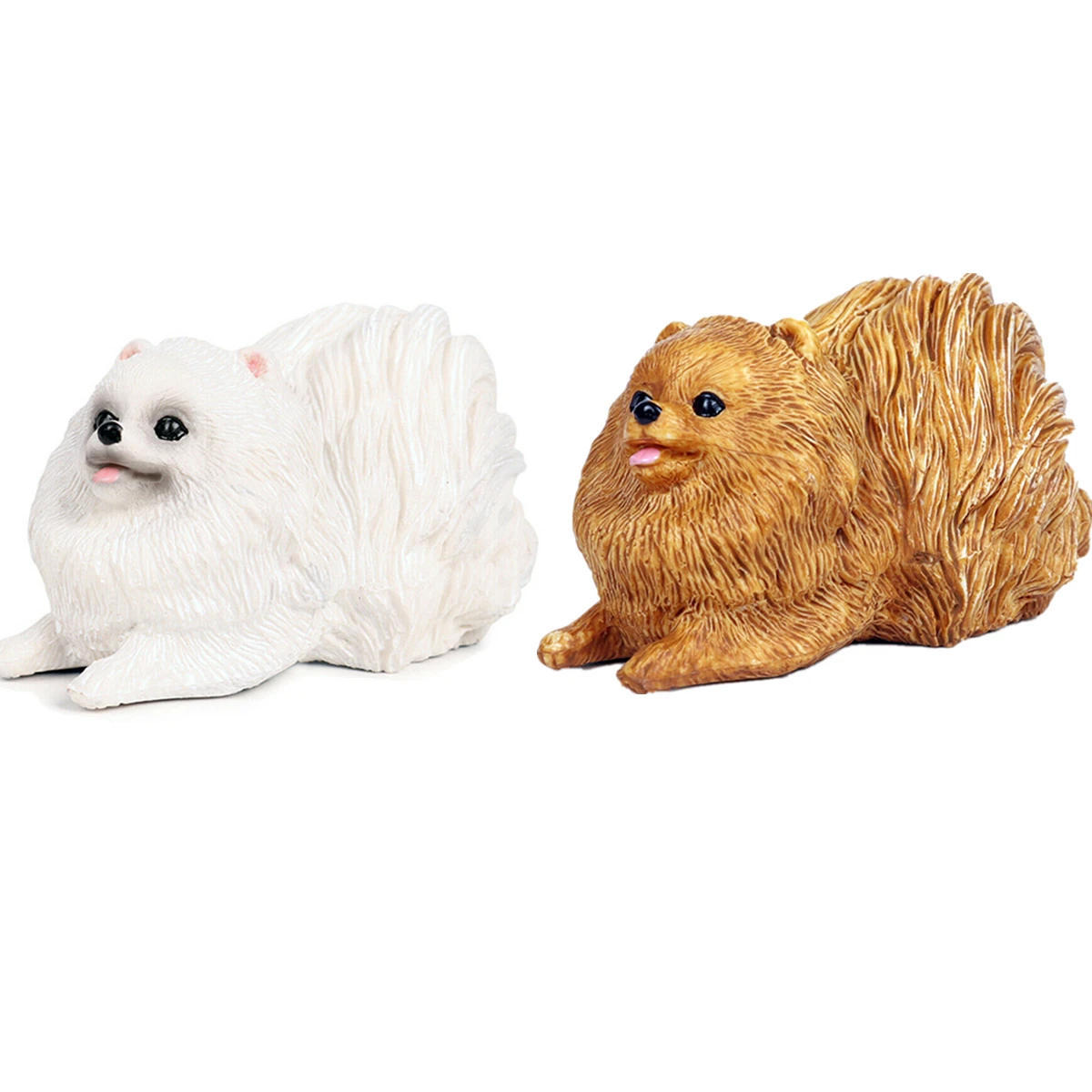 Милая Померанская собака Хироми фигурка животного модель коллектора игрушек