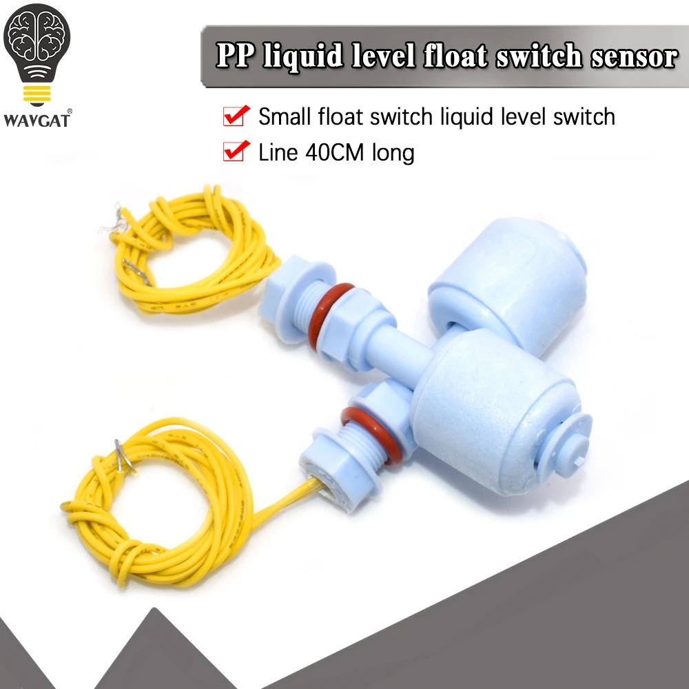 

52mm PP Liquid Water Level Sensor Horizontal Float Switch Down