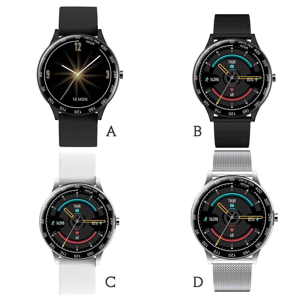 men women smart watch fitness tracker heart rate monitor blood pressure smartwatch wearable devices smart band for ios android free global shipping