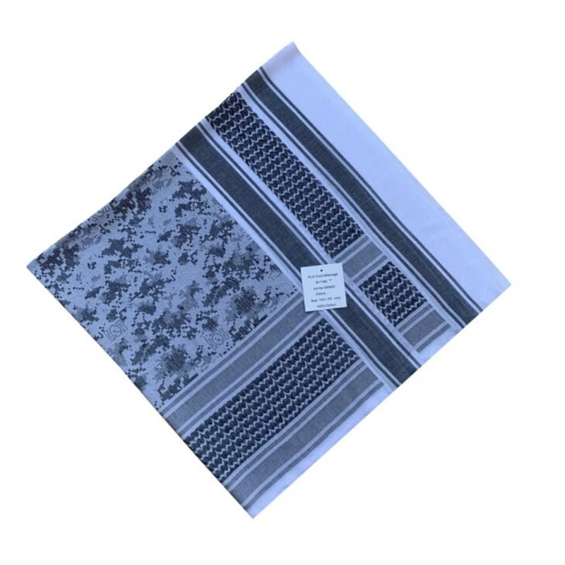 

Tactical Military KeffIyeh Shemagh Windproof And Sunscreen Wrap Face Scarf For Men and Women Outdoor Sport