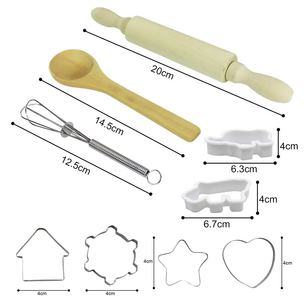 Набор одежды шеф повара фартук шляпа кухонная утварь резак для тортов Формы