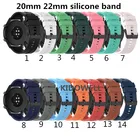 20 мм22 ммсиликоновый ремешок на запястье для Huawei часы GT2 GT Samsung Galaxy Watch 3 активных 1 2 smartwatch из разноцветных резиновых полосок SM-R850