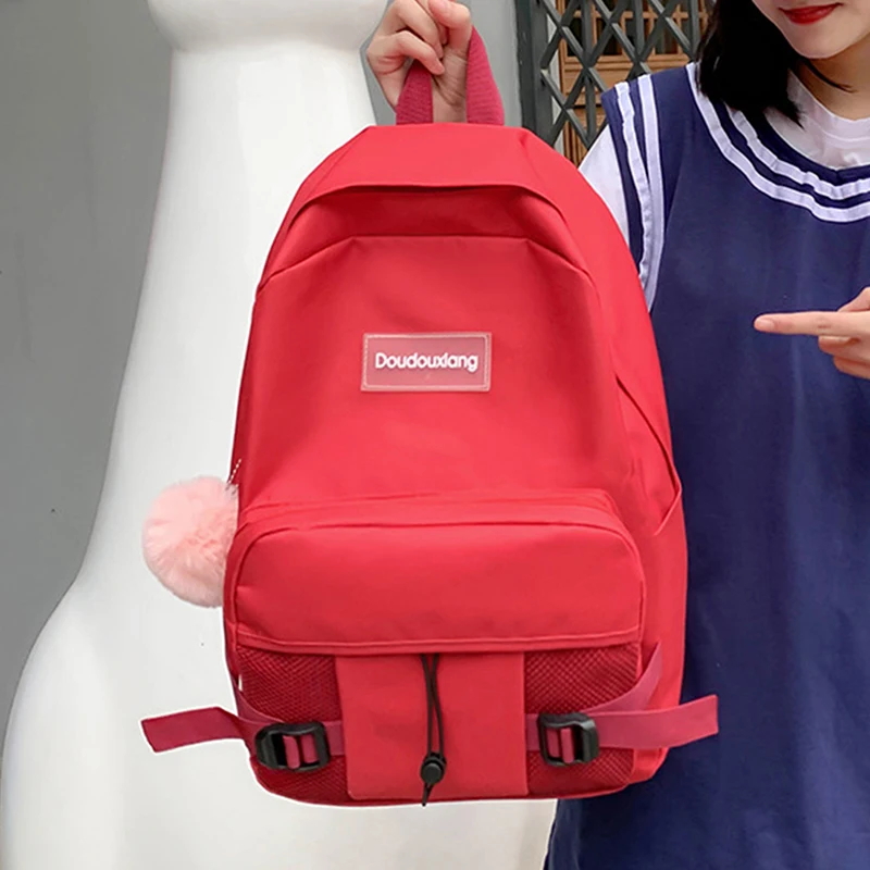 4 шт./компл. женские школьные рюкзаки из ткани Оксфорд водонепроницаемая школьная