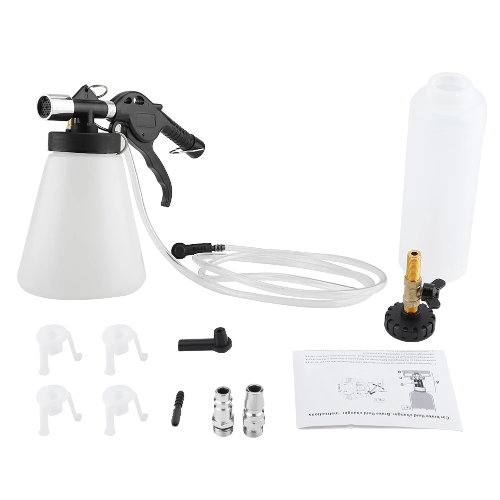 

Car Brake Bleeder Bleeding Fluid Change Kit Air Pneumatic Garage Vacuum Tool 180Ltr/Min Set 90-120PSI Car Accessories car tools