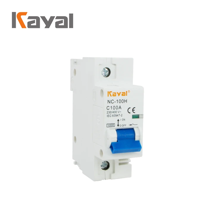 NC DZ47 100 125 amp mcb 1P 2P 3P 4P 10KA миниатюрный электрический автомат защити цепи в Китае