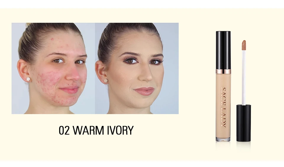 SACE LADY Pro консилер макияж полное покрытие для глаз темный круг лица корректирующий крем Жидкий Праймер основа макияж бренд Косметика