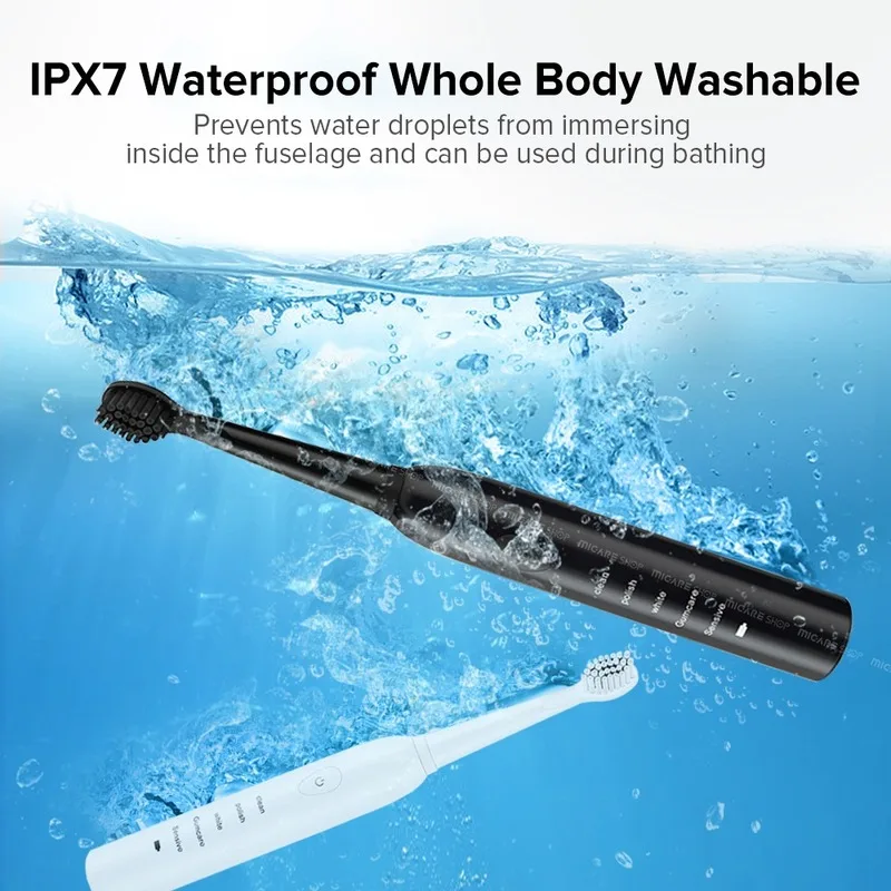 

Powerful Ultrasonic Sonic Electric Toothbrush USB Rechargeable Tooth Brush Adult Electronic Washable Whitening Teeth Brush