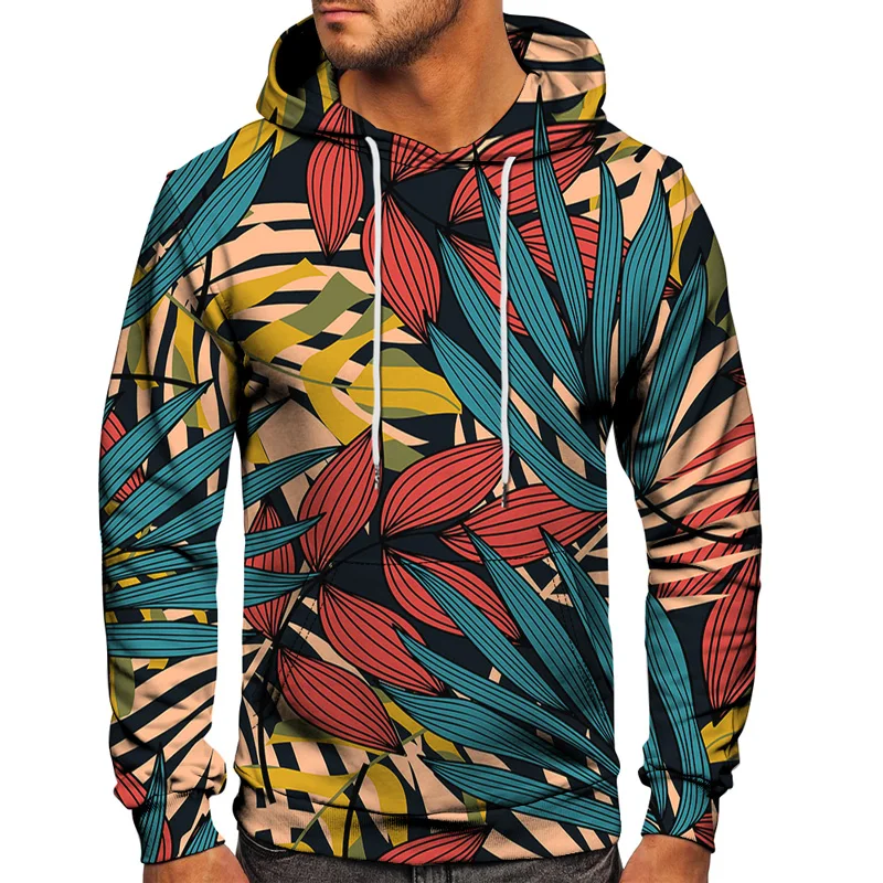 

2021 Spring and Autumn New Plant Weed 3D Printing Hoodie Unisex Pullover Fashion Sportswear Streetwear Couple Hoodie S-6XL