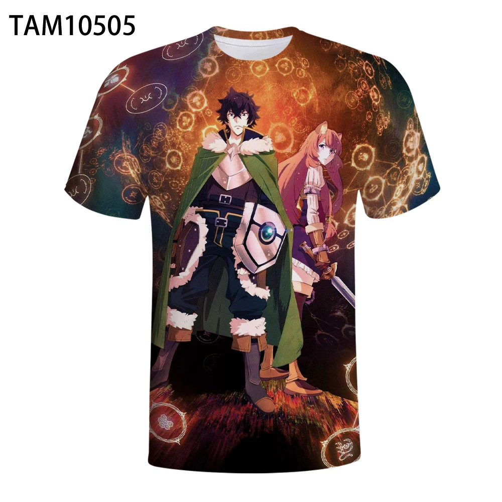 Футболка мужская и женская с принтом The Rising Of Shield Hero коротким рукавом | Мужская