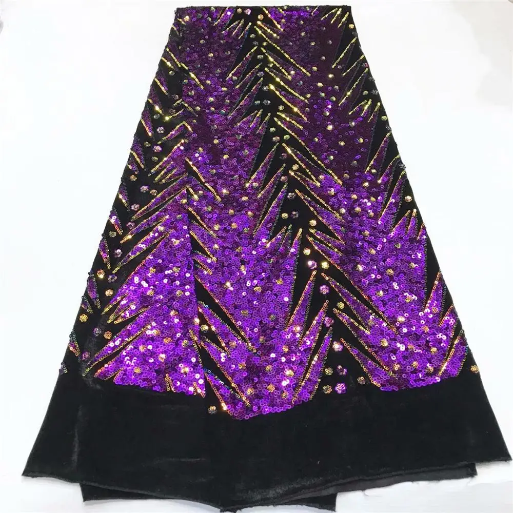 Новое поступление 2020 кружевные ткани с блестками в африканском стиле флисовые