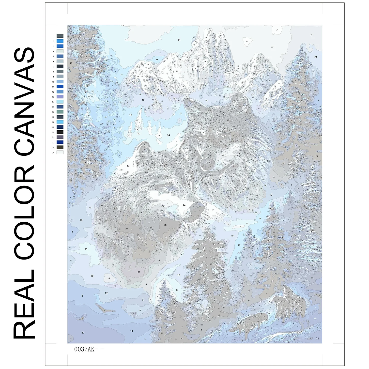 Набор для рисования по номерам на холсте кошка собака олень волк Лев сова | Дом и