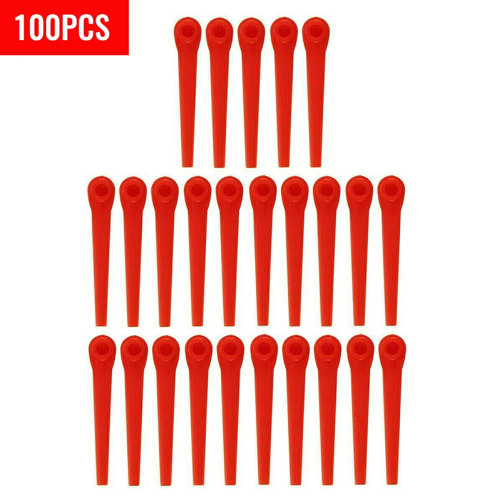 

100 Pcs Trimmer Blades Accessories For Battery Trimmer Plastic Replacement