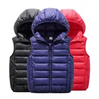 Жилет детский хлопковый зимний, на мальчиков и девочек От 3 до 12 лет