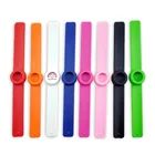 1 шт, в лоте, Регулируемый силиконовый браслет от комаров браслет для мужчин женщин силиконовые браслеты подходят для 25 мм медальон