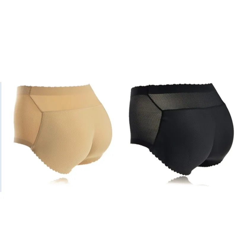 Sexy Womens Underwear Padded Panties Seamless Bottom Sponge Push Up Middle Waist Butt lift Briefs Rk #E  Женская