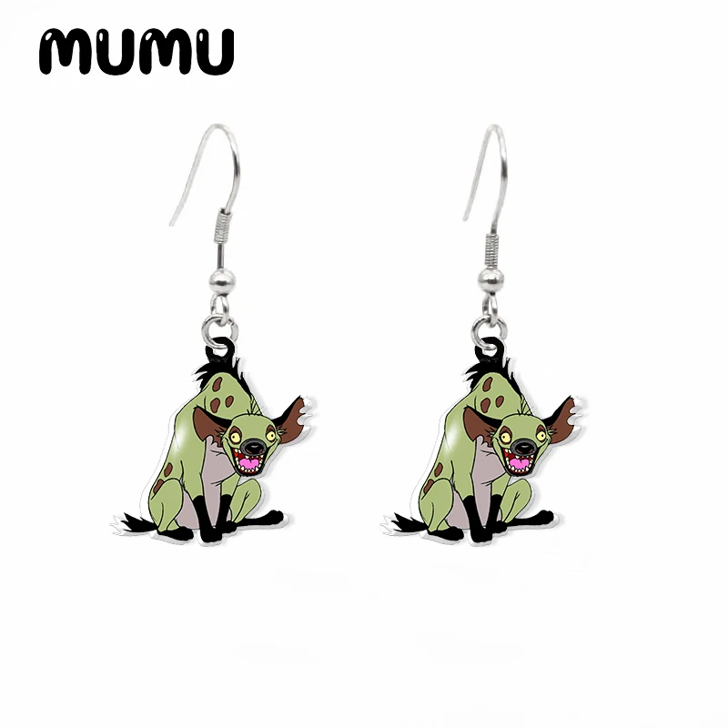 Новинка 2020 висячие серьги Король Лев акриловые с симбой и баной ювелирные