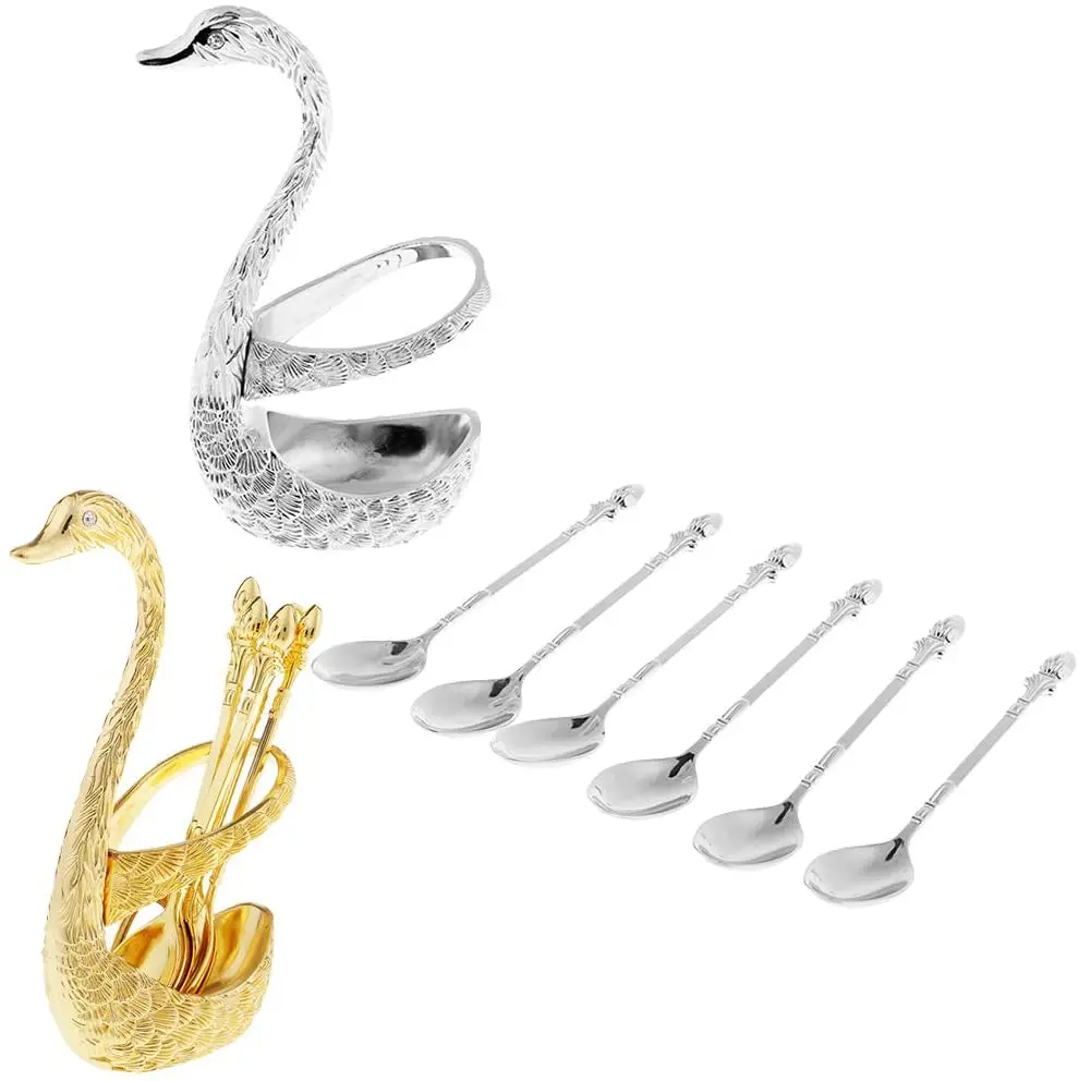 Фруктовая ложка набор из нержавеющей стали для десертов подставка под салаты