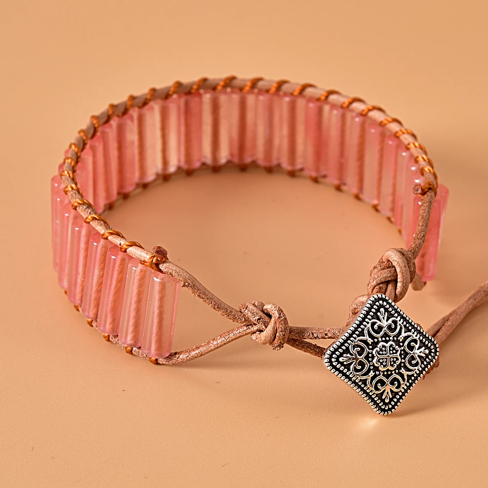 Браслеты Asingleoo с бусинами в форме арбуза и кристаллами браслеты богемном стиле