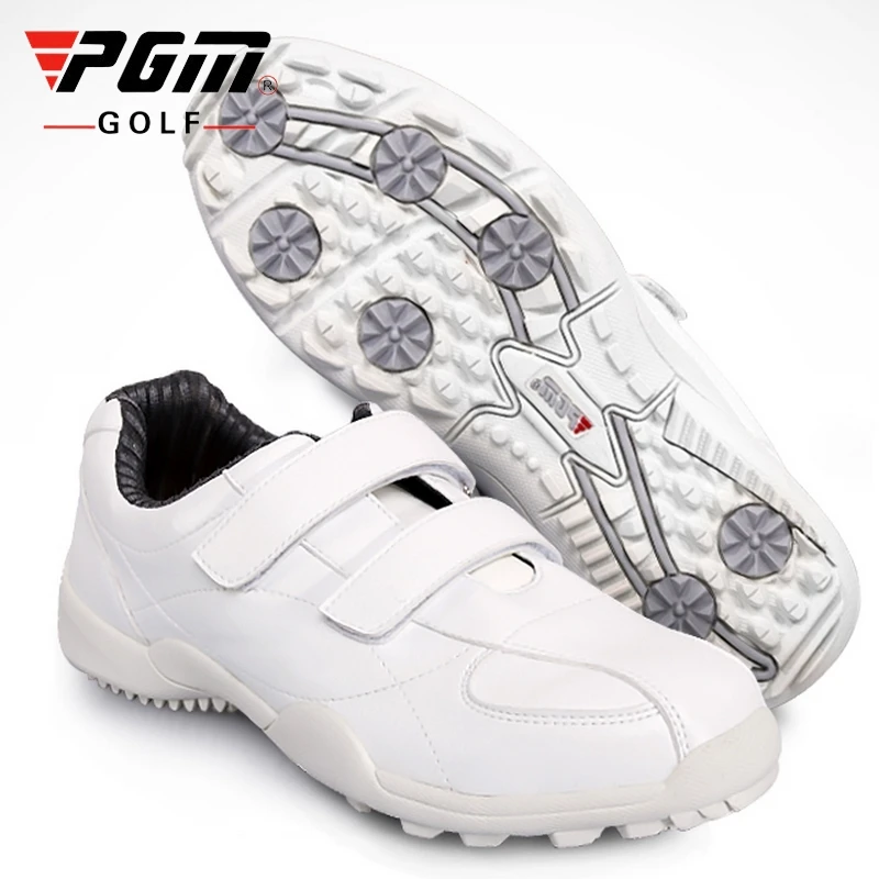 Женская нескользящая обувь для гольфа с шипами Легкие кроссовки из мягкой кожи
