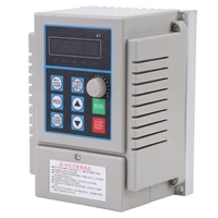 ac220v 2 5a 0 45kw variable frequency drive vfd single phase motor speed regulator frequency inverter converter pwm controller