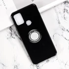 Мягкий силиконовый чехол для телефона Spark5Air, Spark5, 5Air, 5Pro, KD6, CD7, Tecno Spark 5, Air Pro, с кольцом-держателем, чехол для телефона