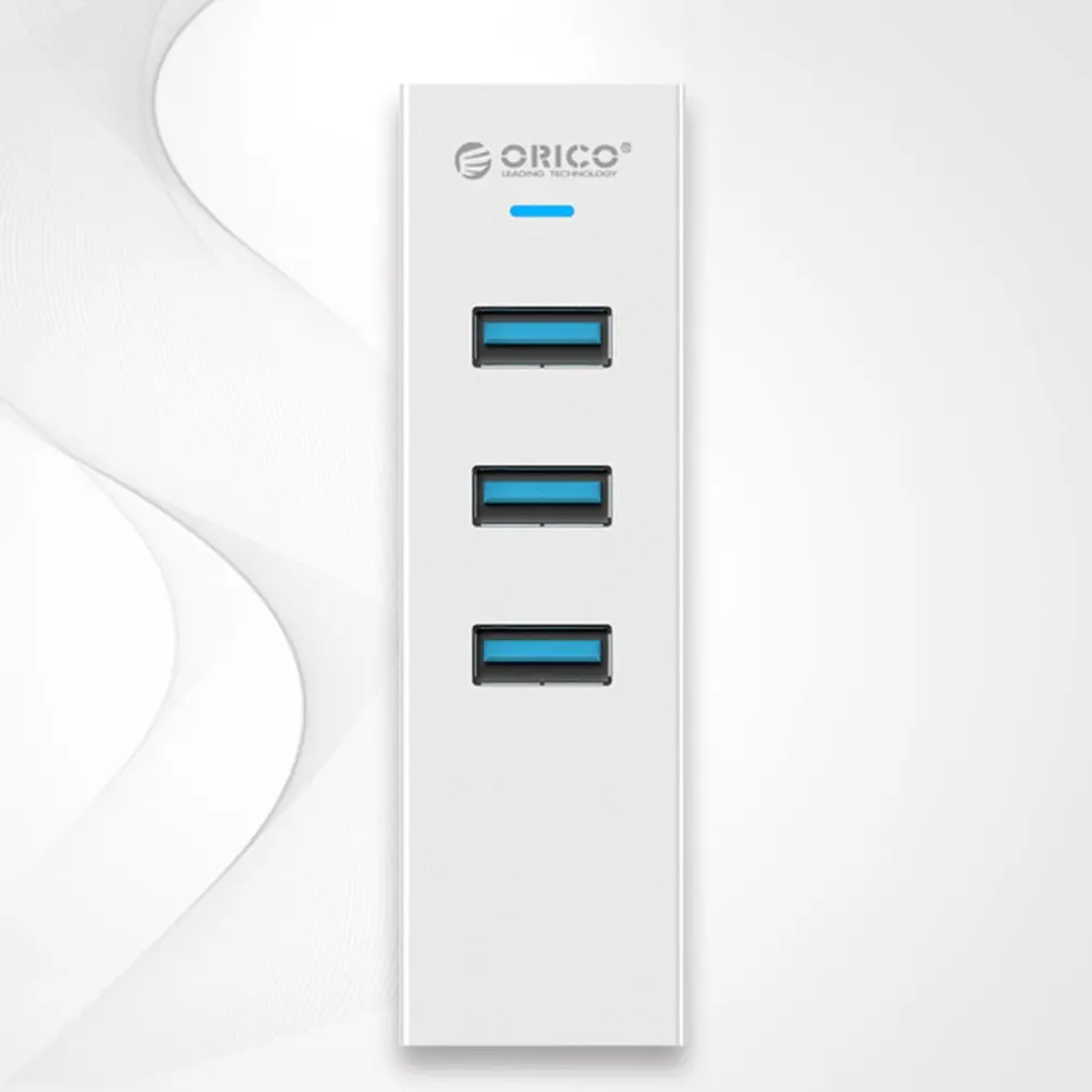 ORICO ASH3L U3 алюминиевый usb хаб высокоскоростной USB3.0 сплиттер с RJ45 порт гигабитный