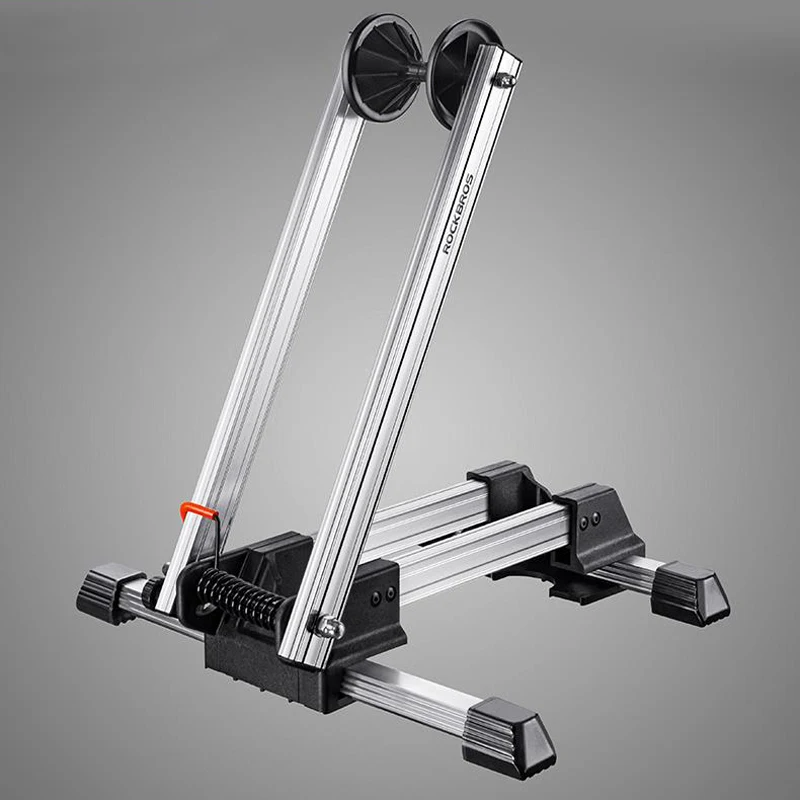 Напольная стойка для велосипеда хранения Складная регулируемая парковочная