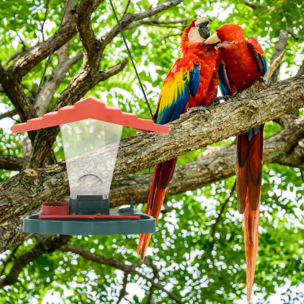 

1 Set of Hanging Bird Feeder Outdoor Bird Feeding Apparatus Bird Accessory