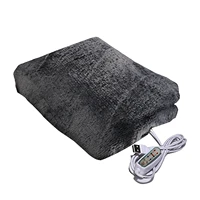 portable car 3 levels shawl electric blanket home office camping machine washable for sofa bed usb heating soft plush thermostat