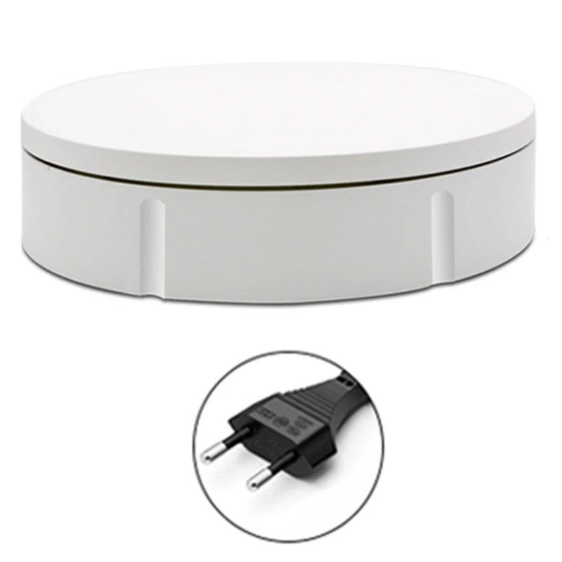 

Electric Turntable Display Stand 360 Degree Rotating Table Watch Jewelry Holder U7EA