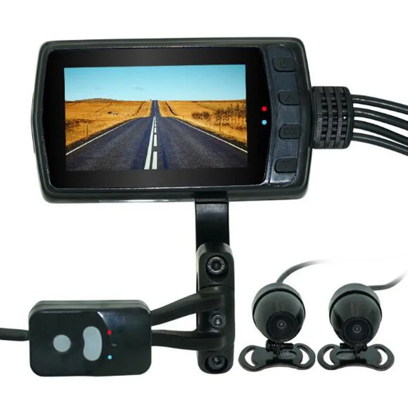 Видеорегистратор мотоциклетный с GPS Wi Fi 3 дюйма 160 градусов HD 1920P| |
