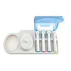 Пластиковый держатель для электрической зубной щетки, органайзер для хранения зубной щетки, поддержка головки зубной щетки, белая подставка с отверстием для зарядного устройства