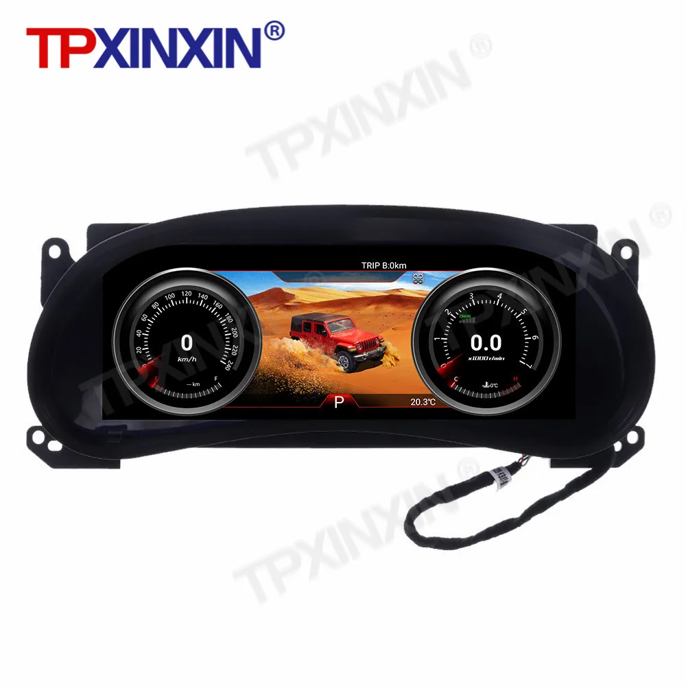 2 + 32G для Jeep Wrangler 2010 2017 Android 9 0 панель приборной панели автомобиля кластер