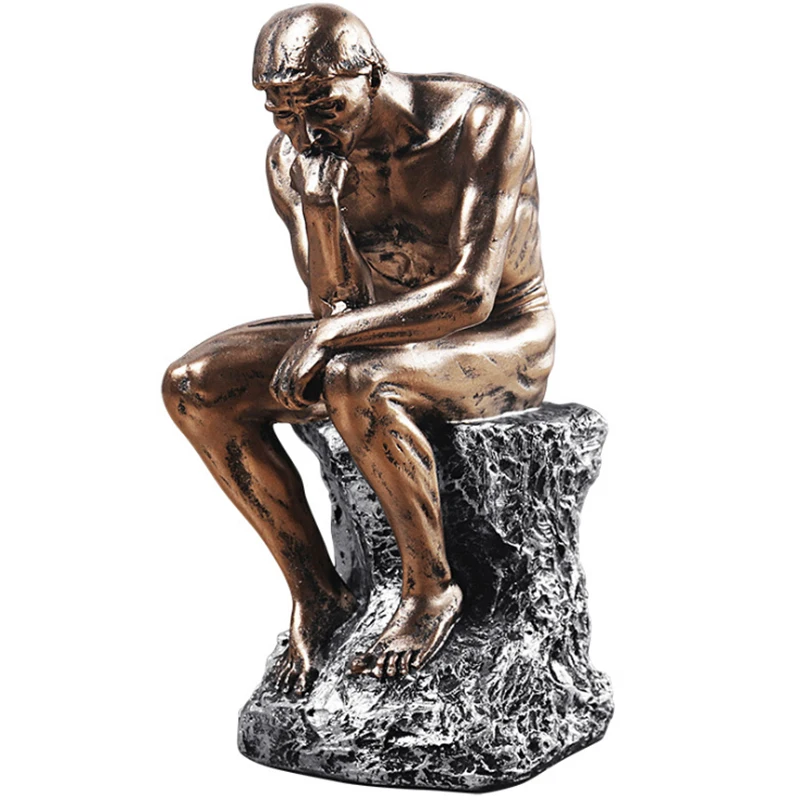 

Абстрактный 25 см смолы Песчаник и статуя Ретро Творческих личностей украшения дома аксессуары ручной работы