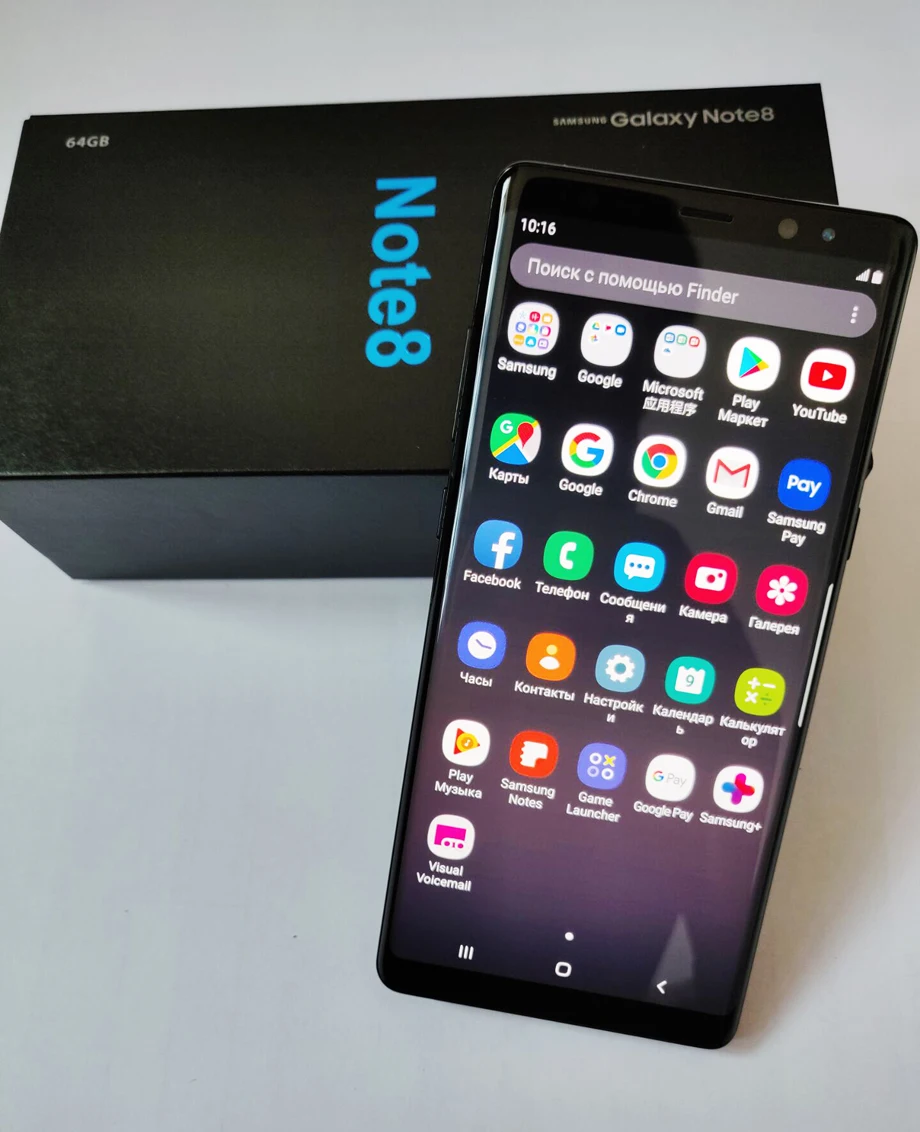 Samsung Galaxy Note8 Note 8 N950U/N950F разблокированный 4G LTE Android телефон Восьмиядерный 6," двойной 12 Мп задняя камера ram 6 ГБ rom 64 ГБ