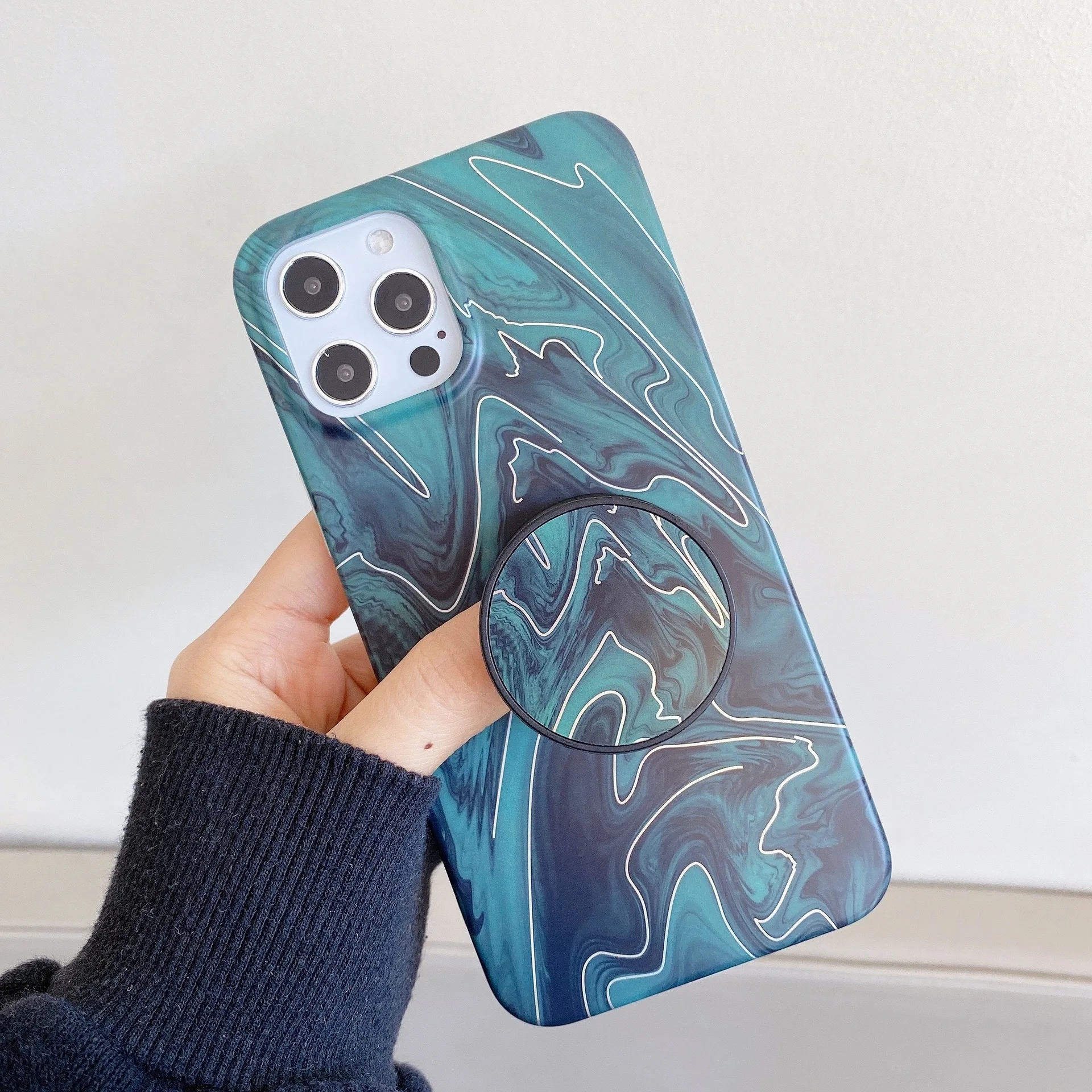 Роскошный Полосатый мраморный чехол для iPhone 12 Pro Max XR 11 X XS мягкий силиконовый