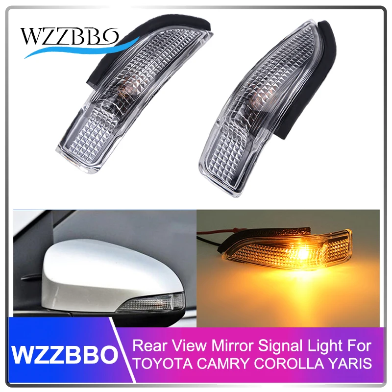 WZZBBO мигающий сигнал поворота для зеркала заднего вида 81740 52050 /81730 52100 TOYOTA CAMRY COROLLA