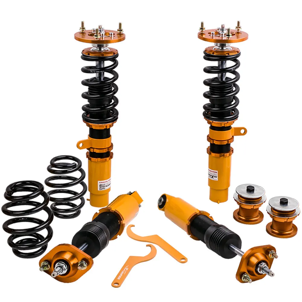 

24 Ways Adjustable Damper Height Coilovers Shock Absorber For BMW E46 320i 323i 325i 328i 330i M3 Coil Struts 1998-2006