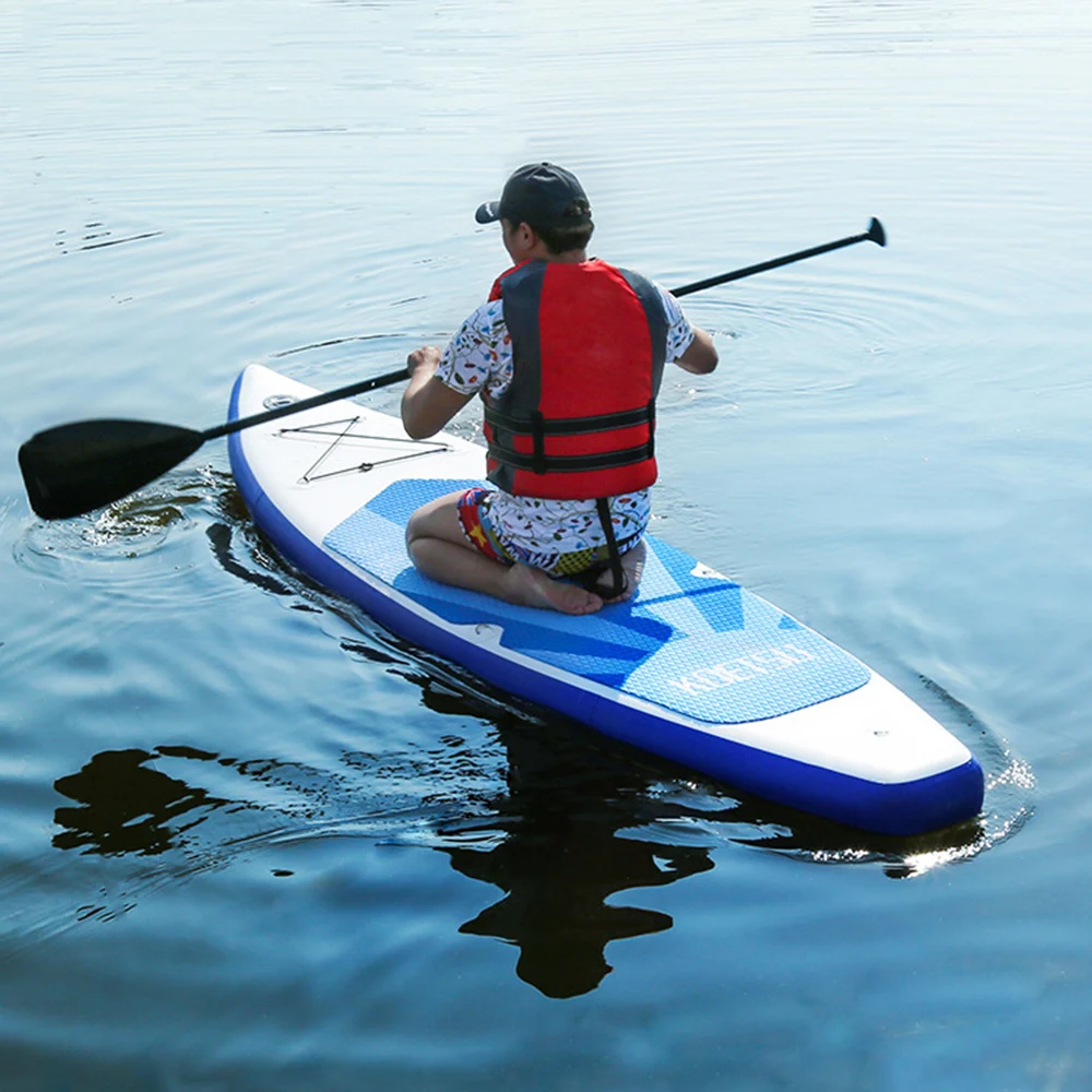 

Inflatable Stand Up Paddle Board Surfboard with Accessory Carry Bag Inflatable Board Non-slip Deck Paddle Board