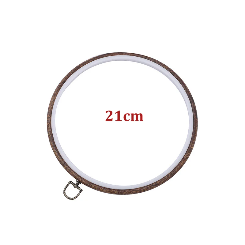 21CM 10-40 см мини деревянная рамка для вышивания кольца для набора Кольца Большие швейные инструменты аксессуары madera bordado Вышивка крестом бамбук - Цвет: 21CM