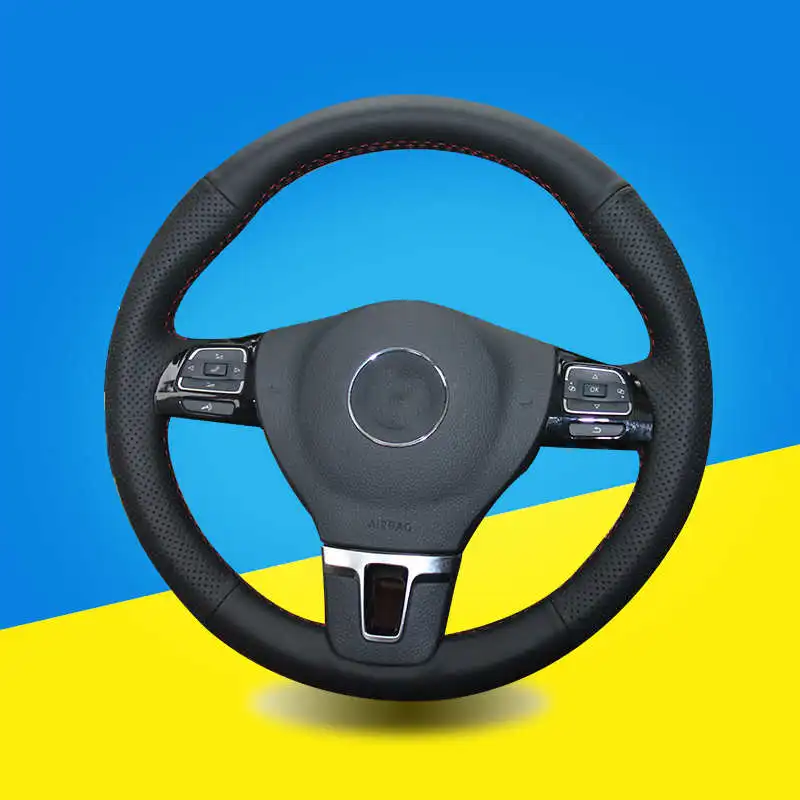 Оплетка на руль для Volkswagen VW Tiguan Golf Plus Passat CC Amarok Caravelle